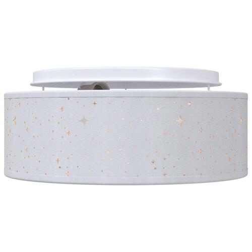 Loftlamper med stjernehimmel skygge Grå Ø 30 cm Stof E27