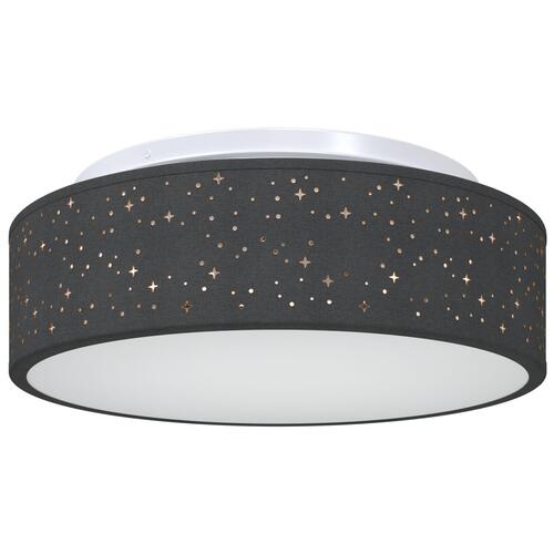 Loftlamper med stjerneskygge Sort Ø 38 cm Stof E27