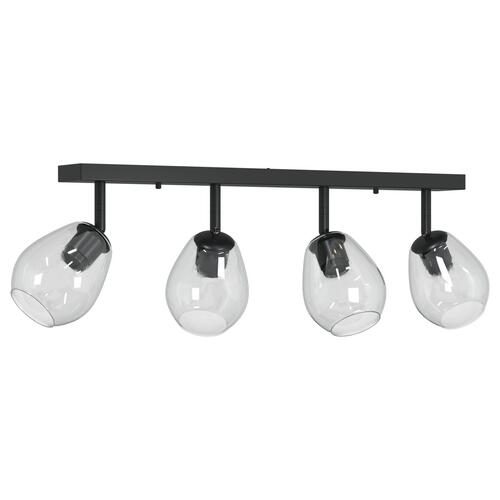 Loftlamper med Justerbar Glaslampe Skærm Anthracite E27