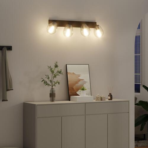 Loftlamper med Justerbar Glaslampe Skærm Anthracite E27