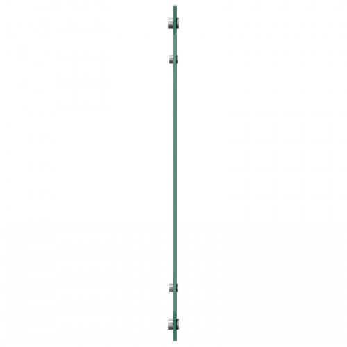 Køkken Backsplash i Mørkegrå - 80x60x0.6 cm Hærdet Glas