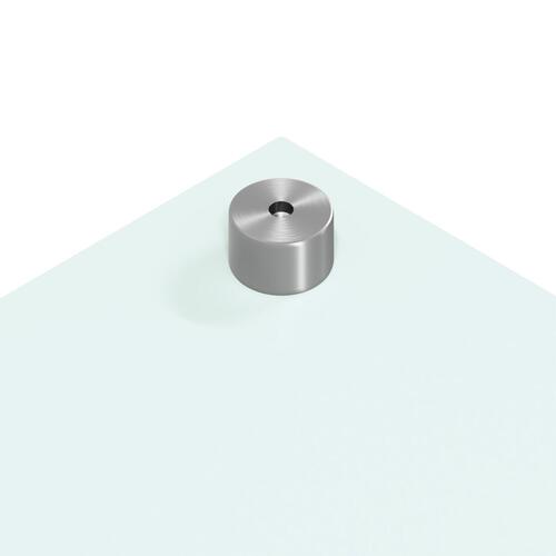 Køkken Backsplash Hvid 110x50x0,6 cm Tempereret Glas