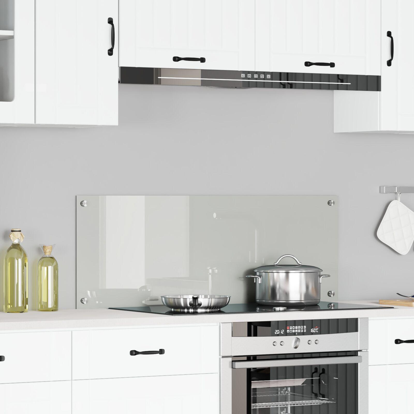 Køkken bagvæg Transparent 110 x 40 x 0.6 cm hærdet glas billede