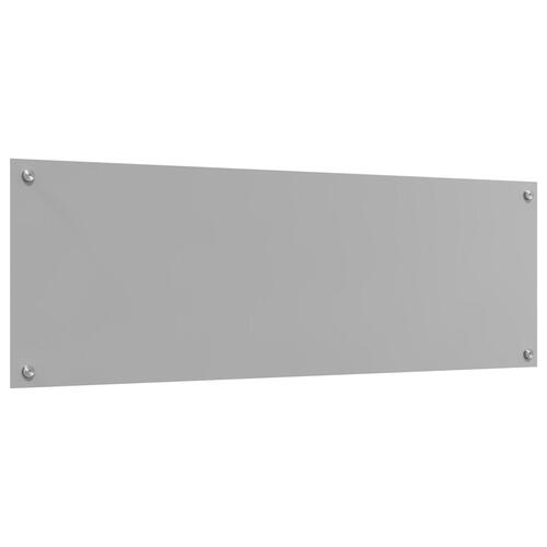 Køkken Backsplash Lys Grå 120x40x0,6 cm Tempereret Glas