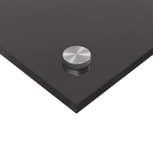 Køkken Bagrude Mørkegrå 120x40x0,6 cm Hærdet Glas