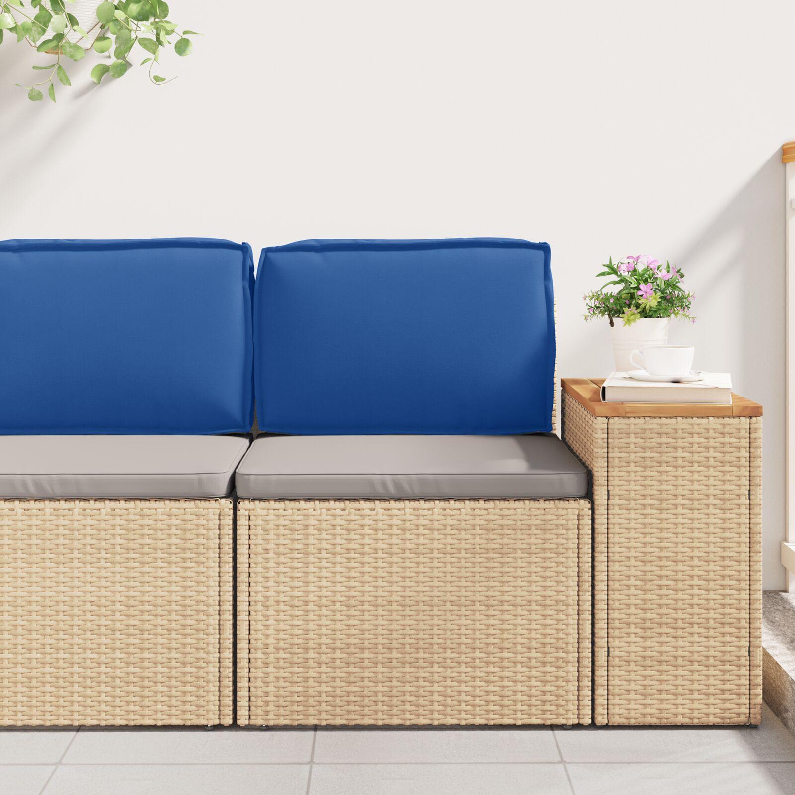 Pallet Pude til Rygstøtte Royalblå 50x40x12 cm Oxford Stof