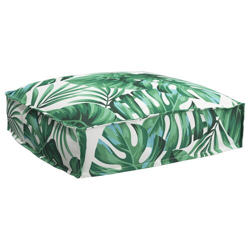 Udendørs Pude Grøn Polyester 50 x 50 x 12 cm Mønster Pude