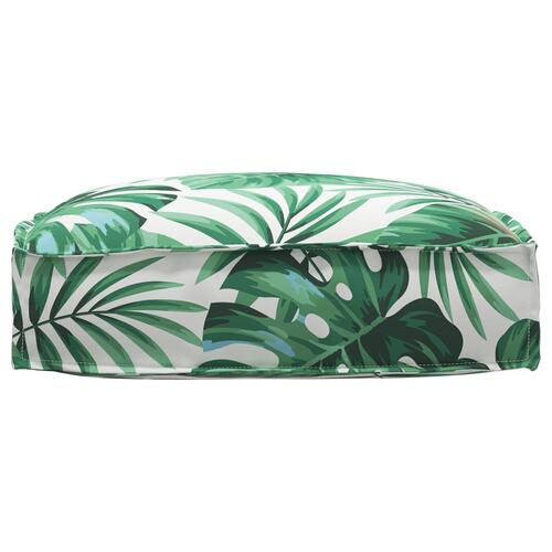 Udendørs Pude Grøn Polyester 50 x 50 x 12 cm Mønster Pude