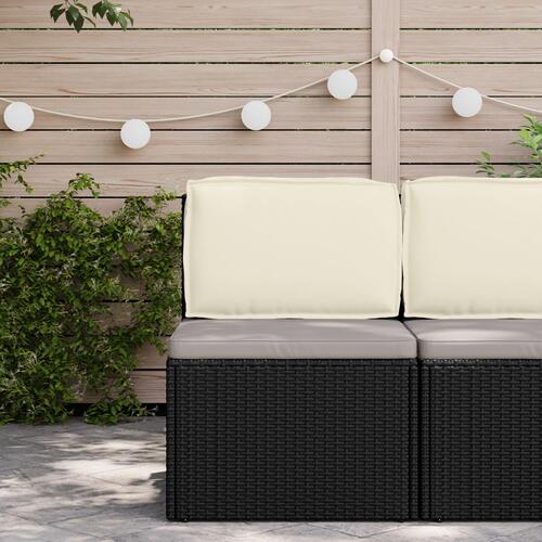 Udendørspude Cremefarvet Polyester 60 x 40 x 12 cm