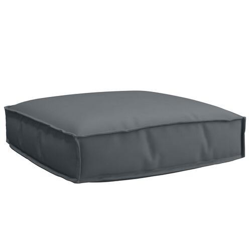 Udendørs pude Antracit Polyester 60 cm x 60 cm Aftagelige covers