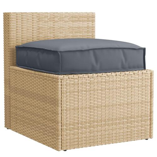 Udendørs pude Antracit Polyester 60 cm x 60 cm Aftagelige covers
