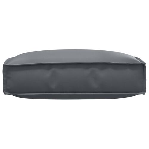 Udendørs pude Antracit Polyester 60 cm x 60 cm Aftagelige covers