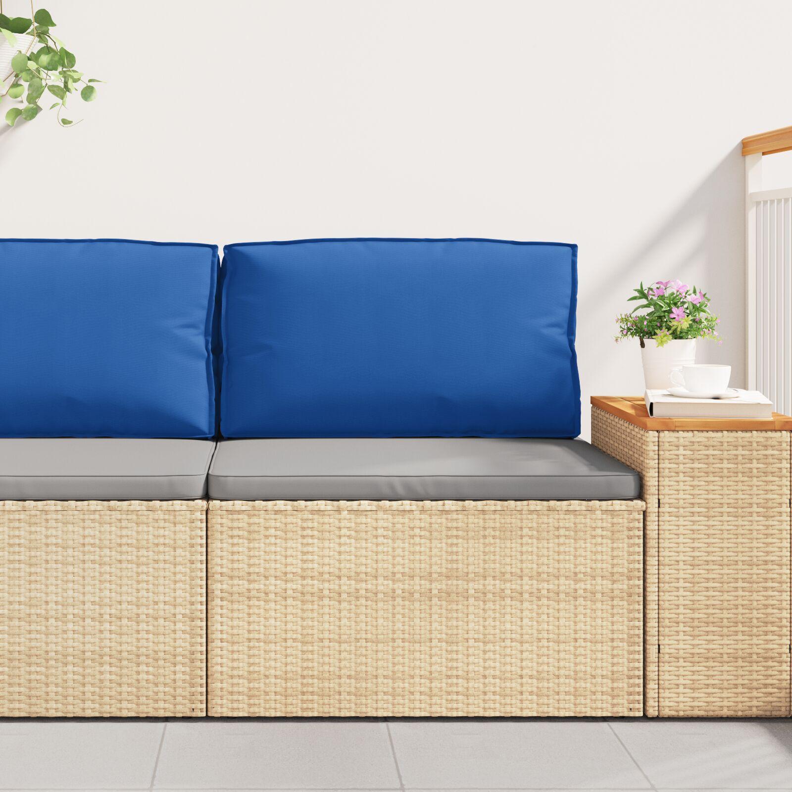 Pallepude til rygstøtte Royalblå 70x40x12 cm Oxford-stof