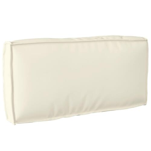 Puder Cremefarvet Polyester 80 x 12 x 40 cm Pude Rektangulær