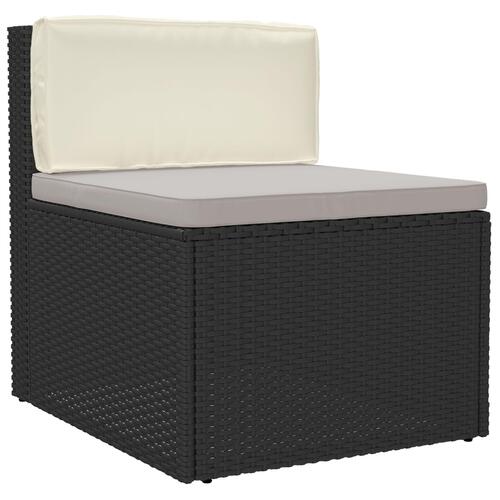 Puder Cremefarvet Polyester 80 x 12 x 40 cm Pude Rektangulær