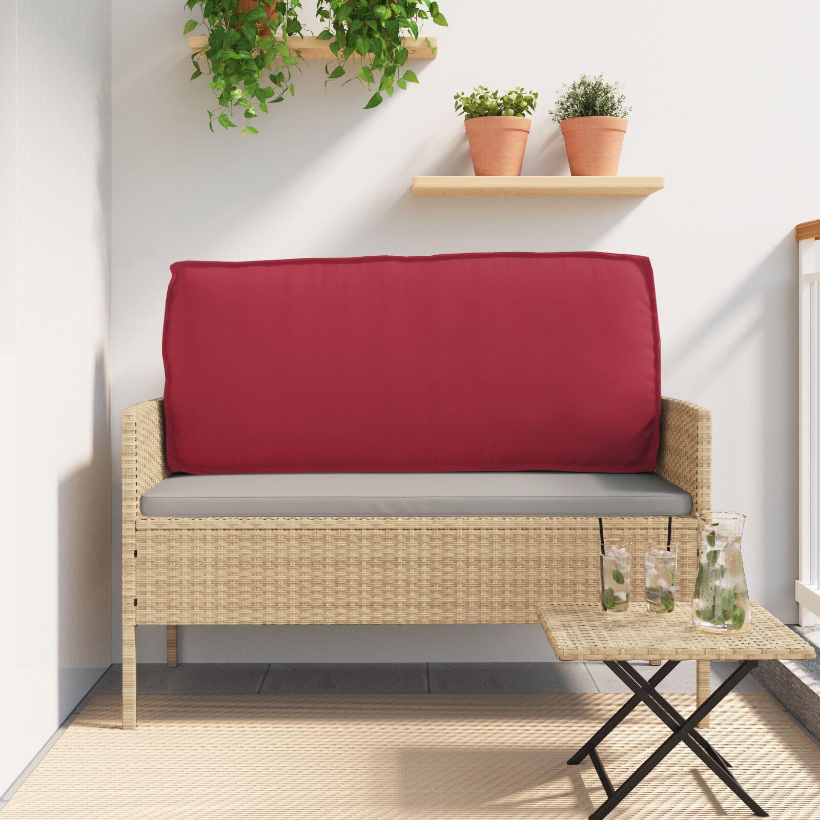 Pallet Pude til Rygstøtte Bordeaux 120x40x12 cm Oxford Stof