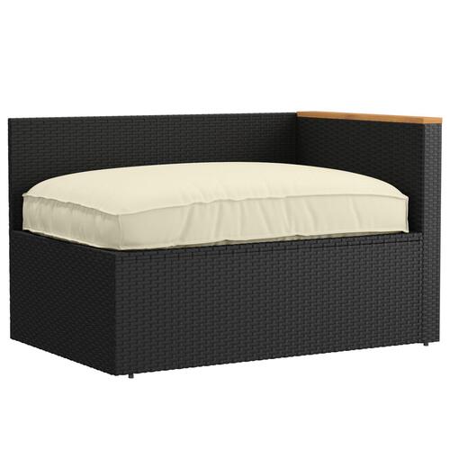 Udendørs pude Cremefarvet Polyester 120 x 12 x 80 cm