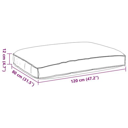 Udendørs pude Cremefarvet Polyester 120 x 12 x 80 cm