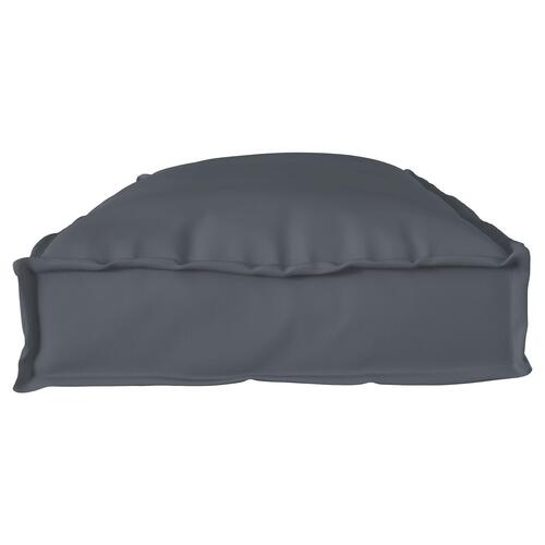 Udendørs Pude Antracitgrå Polyester 100 cm x 40 cm x 8 cm