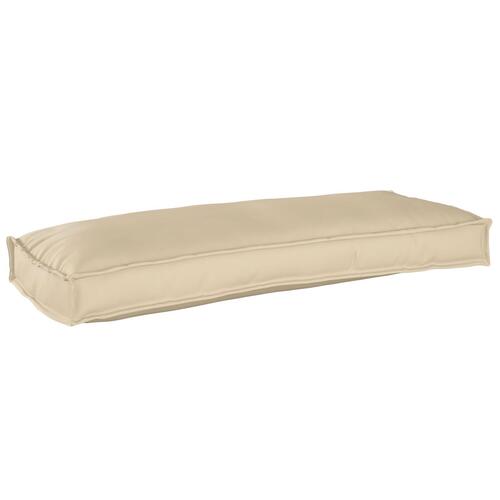 Udendørs pude Beige Bomuld 100 x 40 x 8 cm Sofa pude