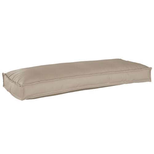 Uderpude Gråbrun Polyester 100 x 40 x 8 cm Slidstærk Pude