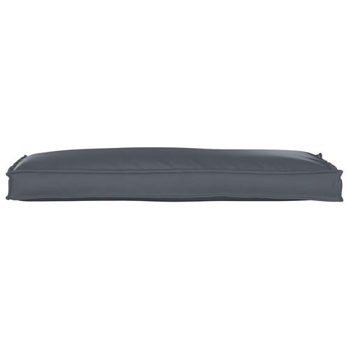Udendørspude Antracitgrå Polyester 110 cm x 40 cm x 8 cm