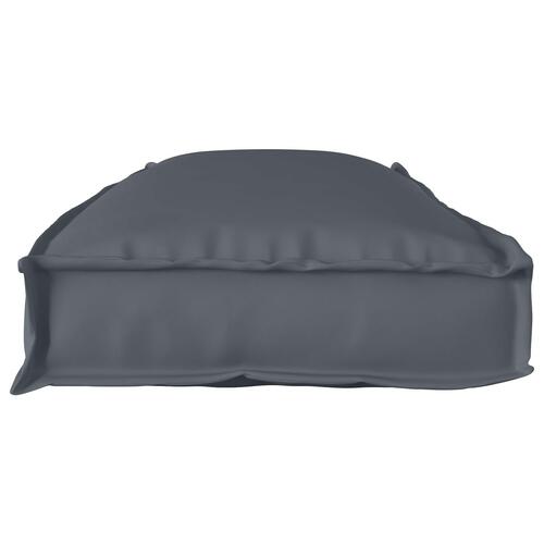 Udendørspude Antracitgrå Polyester 110 cm x 40 cm x 8 cm