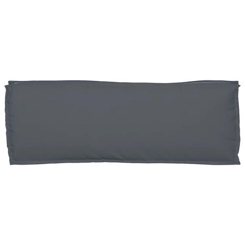 Udendørspude Antracitgrå Polyester 110 cm x 40 cm x 8 cm