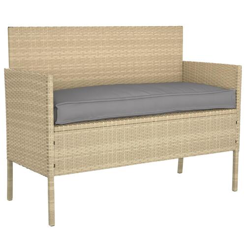 Udendørs Pude Grå Polyester 110 x 40 x 8 cm Sofa Pude