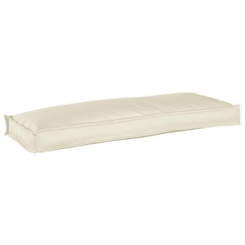 Udendørs Pude Creme Polyester 110 x 40 x 8 cm Stolpude