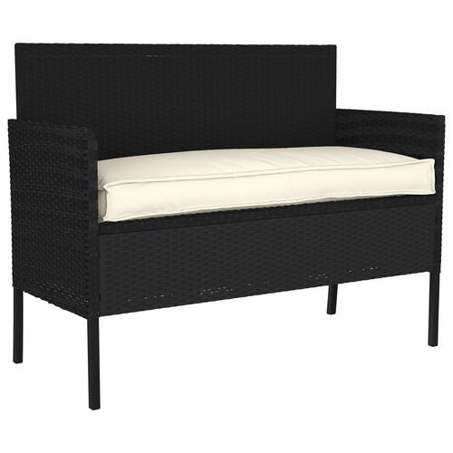 Udendørs Pude Creme Polyester 110 x 40 x 8 cm Stolpude