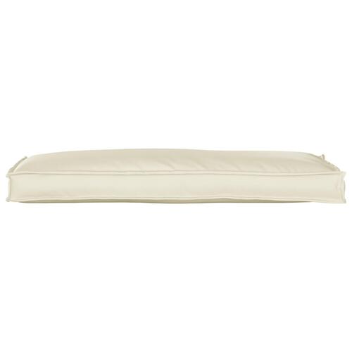 Udendørs Pude Creme Polyester 110 x 40 x 8 cm Stolpude