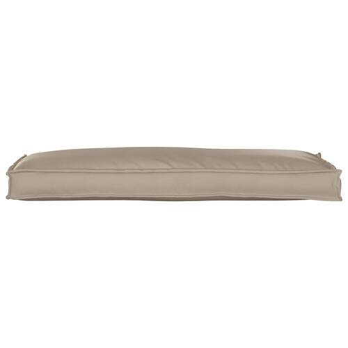 Udendørspude Gråbrun Polyester 110 x 40 x 8 cm Aftagelige betræk