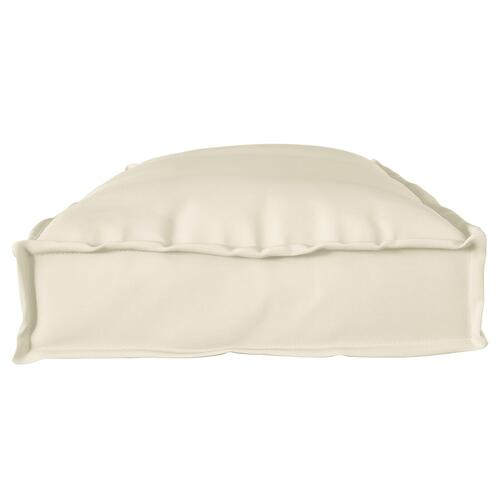 Stol & Sofa Puder Creme Polyester Mellem Pude Rektangulær