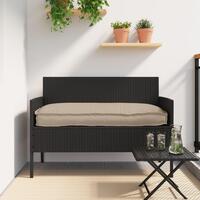 Ude-pude Gråbrun Polyester 120 x 40 x 8 cm Aftagelige betræk