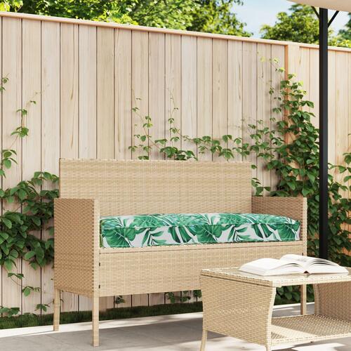 Udendørspude Grøn og Hvid Polyester 120 x 40 x 8 cm Mønster