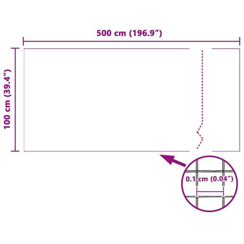 Insektnet Hvid 100x500 cm Fiberglas