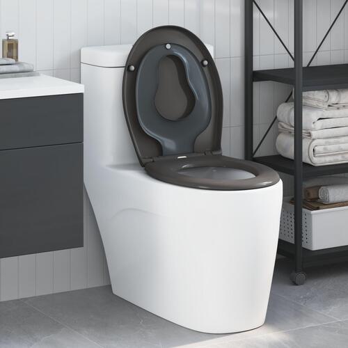 Familietoiletstol med børnesæde Hurtig frigivelse Duroplast