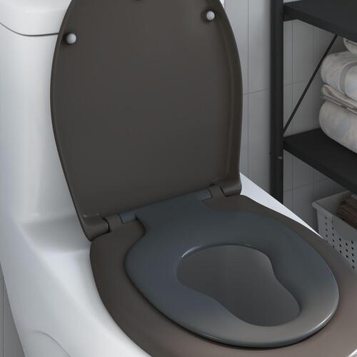 Familietoiletstol med børnesæde Hurtig frigivelse Duroplast
