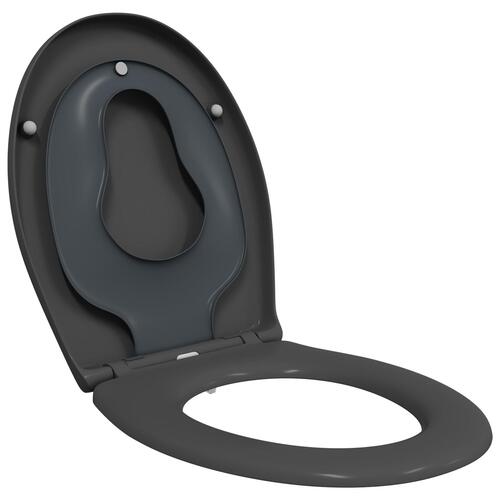 Familietoiletstol med børnesæde Hurtig frigivelse Duroplast