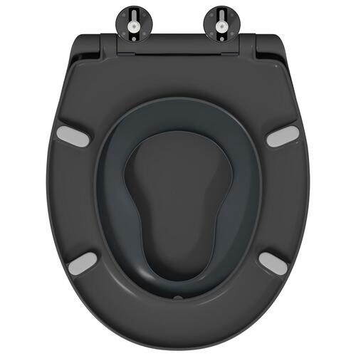Familietoiletstol med børnesæde Hurtig frigivelse Duroplast