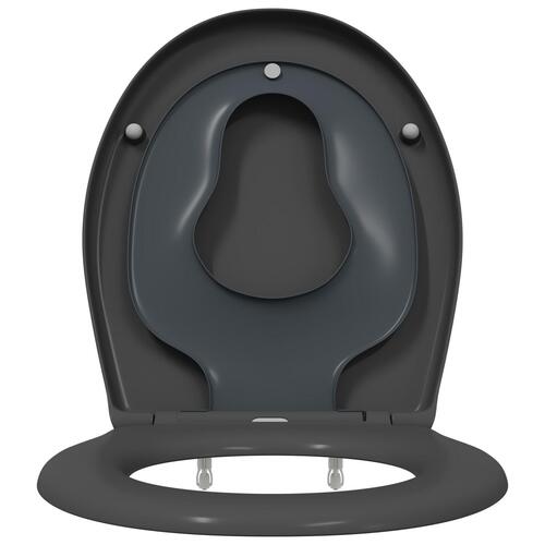 Familietoiletstol med børnesæde Hurtig frigivelse Duroplast