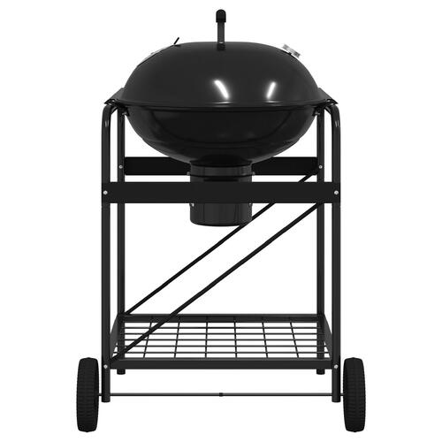 Kulgrill Trolley med låg - Sort 96x72x113 cm - Metal