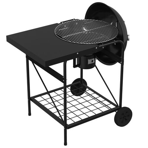 Kulgrill Trolley med låg - Sort 96x72x113 cm - Metal