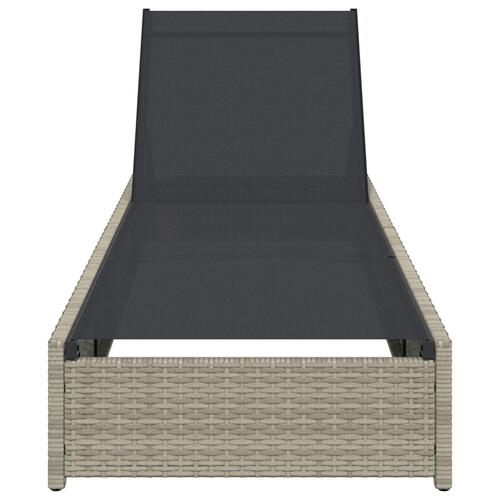 Solseng Beige 60x200x27 cm Poly Rattan