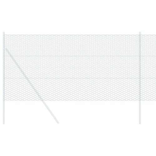Hexagon Zaun Grøn Metal 5000 x 0.09 x 100 cm Holdbar