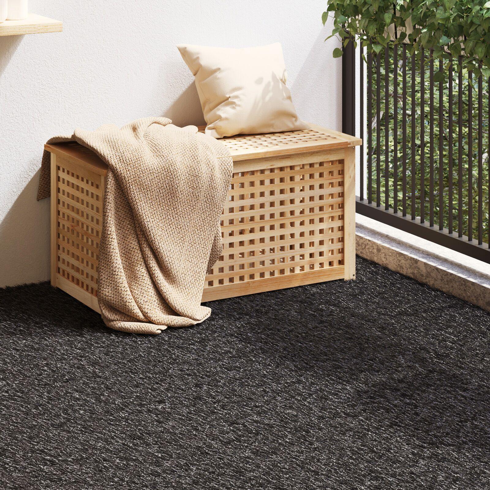 Künstgras Sort 1x2 m 30 mm