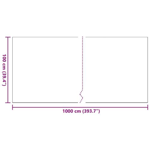 Kunstgræs Sort 10x1 m