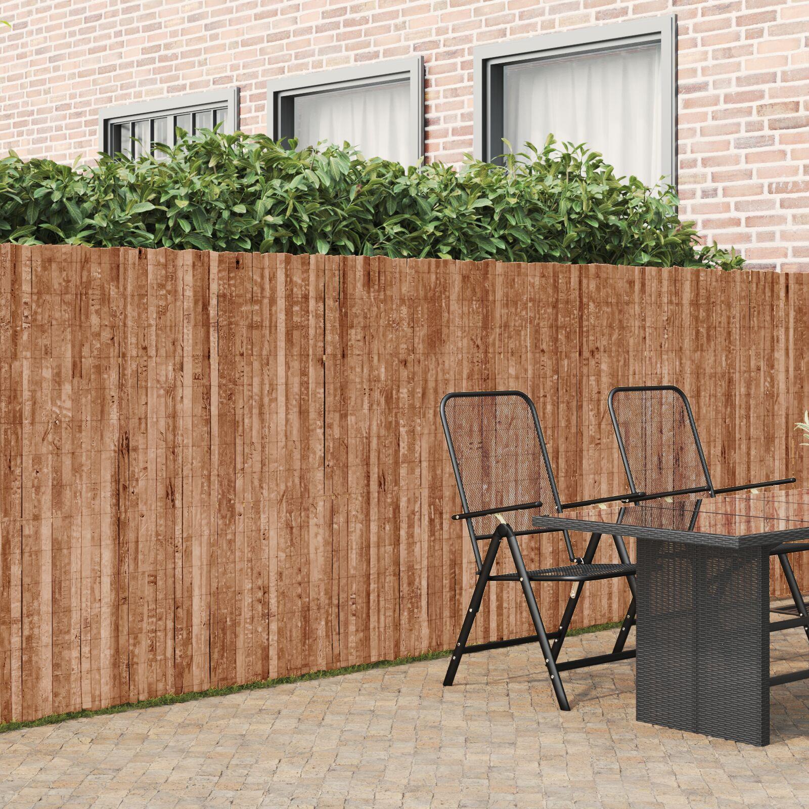 Bark Zaun 400x150 cm