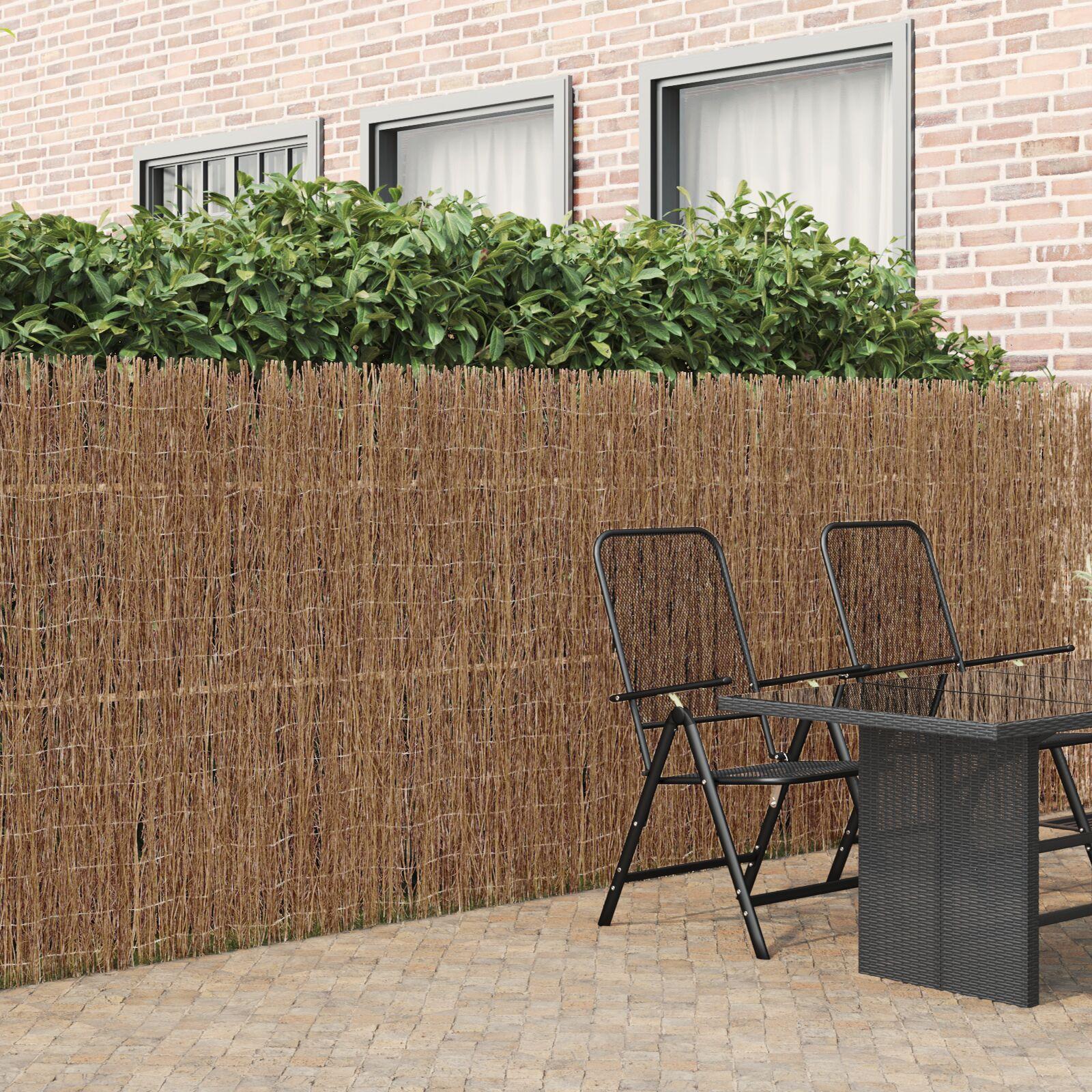 Børstet hegn 400x150 cm